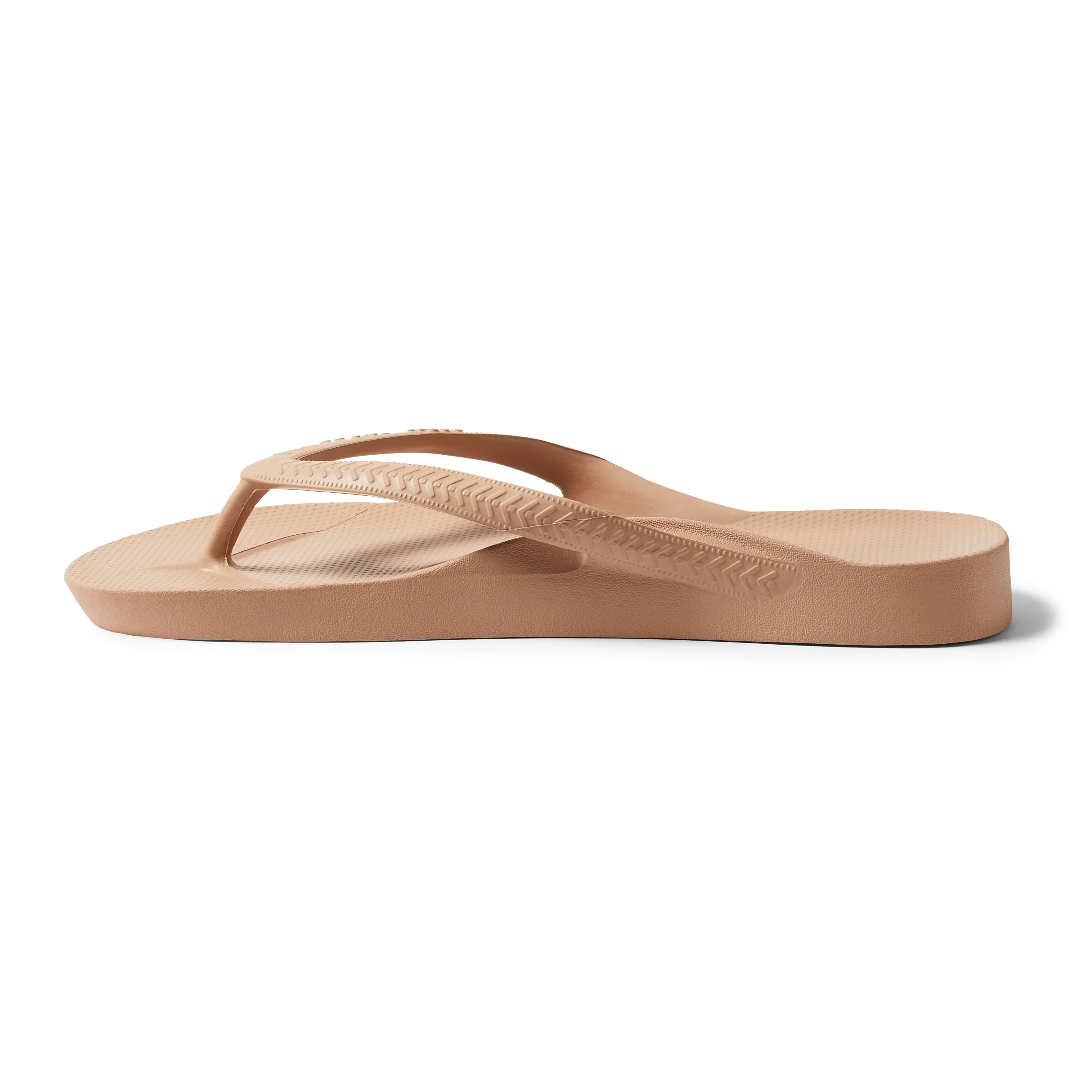 Arch Support Flip Flops - Classic - Tan