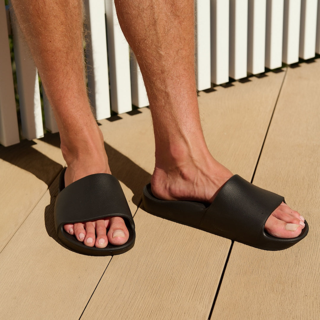 Arch Support Slides - Classic - Black