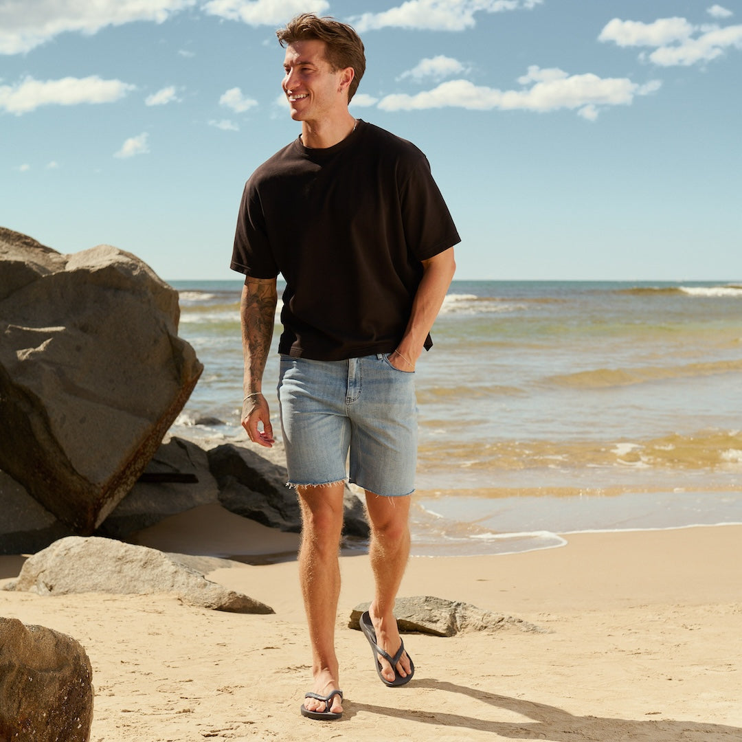 Arch Support Flip Flops - Classic - Navy